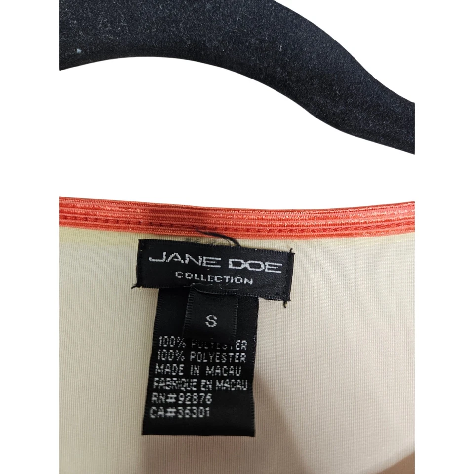 De colección Y2K Jane Doe Colección S Transparente Capricho Top Cuentas Floral Grunge Foto 2 de 4