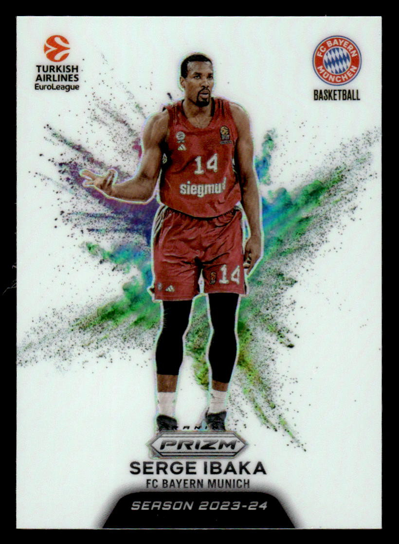 Serge Ibaka 2023-24 Panini Prizm Turkish Airlines EuroLeague #23 Color Blast