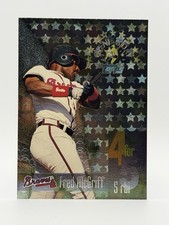 Topps 1995 Baseball Fred McGriff Opening Day Hologram #6 Atlanta Braves