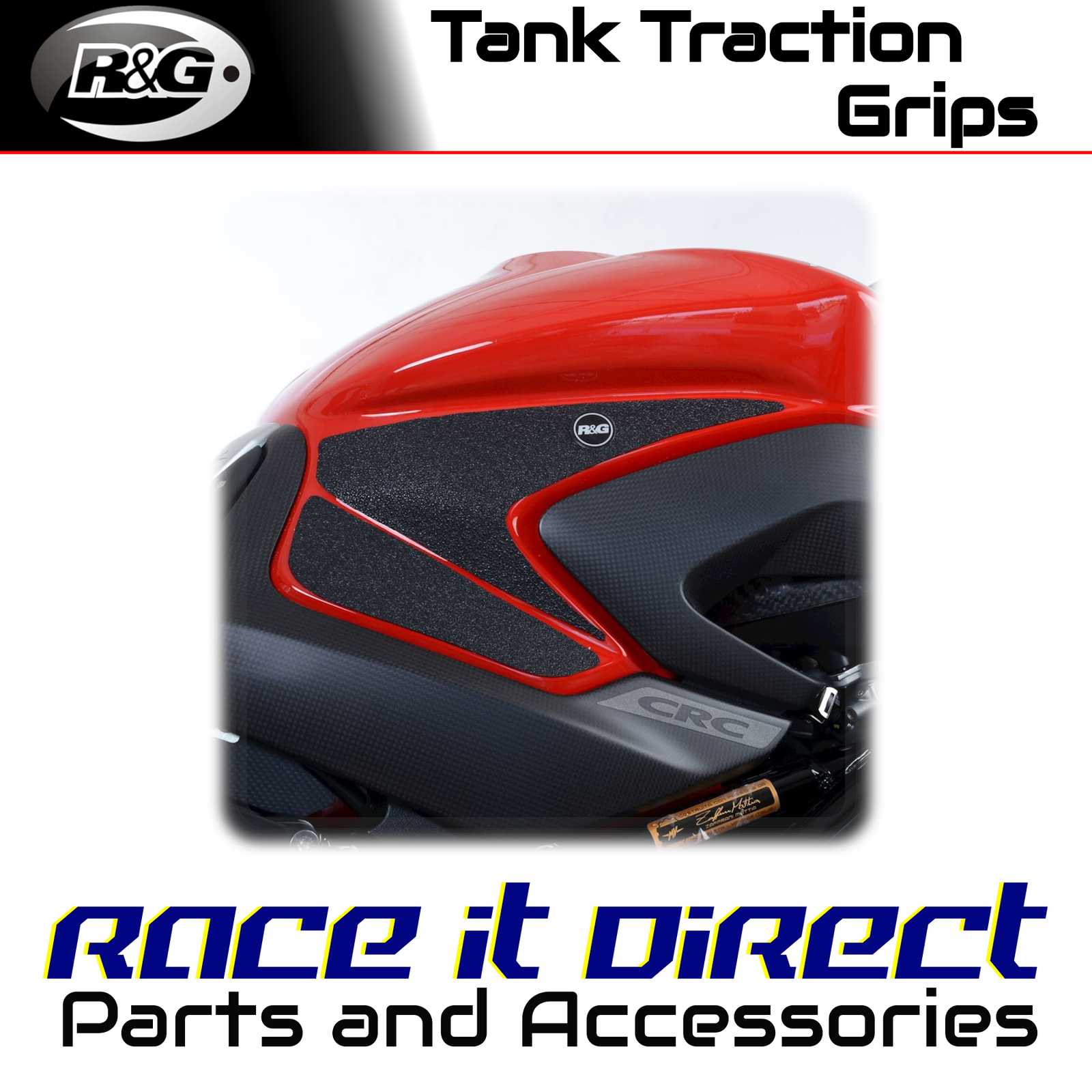 R&G - EZRG608BL - Tank Traction Grips