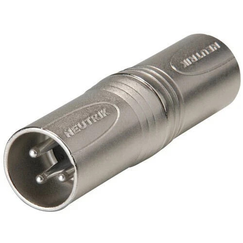 Neutrik NA3MM XLR Maschio a Maschio 3 poli Adapter
