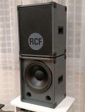 Coppia Casse Rcf 99db!! Professionali  DJ Full Range Top Da Stand Passive 8ohm 