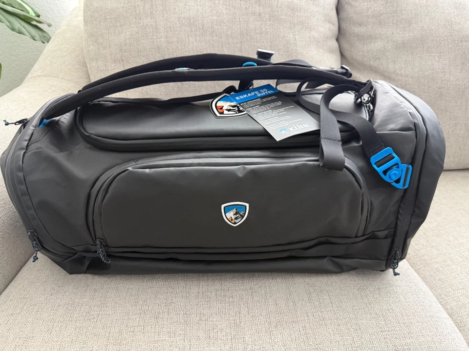 Kuhl Eskape Escape 50 Liter Canvas Duffel Bag Backpack   - Image 2 of 4