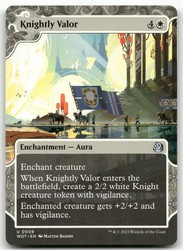 Knightly Valor (8/103) Wilds of Eldraine: Enchanting Tales