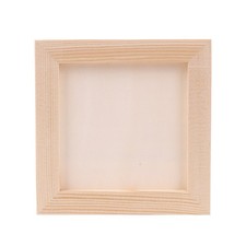 12x12cm Wood Oil Painting Frame Picture Frame 0.9cm Thick for Wall Decor