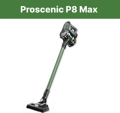 Proscenic P8 Max Wireless Vacuum - Haute aspiration, tête LED, HEPA - Photo 1/4