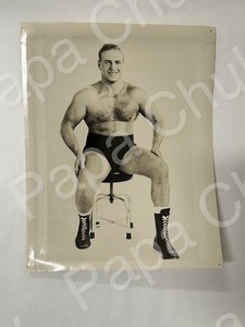 Roy McClarity 8x10 B&W Wrestling Pro Wrestler NWA Tag Team Championship