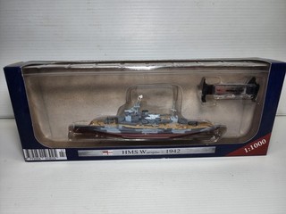 DEAGOSTINI Warships World War II 1942 HMS WARSPITE Warship Model 1:1000