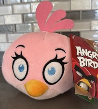 Angry Birds Classic STELLA Pink Bird Plush / Smooshimals / Rovio / 7  / NEW