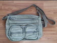 Liebeskind Damen Leder-Tasche Handtasche, Grau