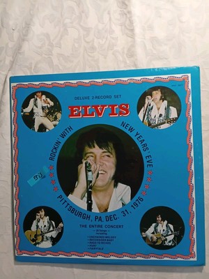 Elvis Presley Rockin  With New Year s Eve Pittsburgh 1976 2LP Bootleg HNY 7677