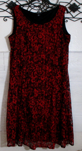 Perceptions Women's Dress Size 1X Sleeveless Multicolored Round Neck