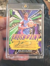 2022-23 Panini Court Kings - Fresh Paint Jalen Duren #FP-JDD Sapphire 3/25 RC 🔥