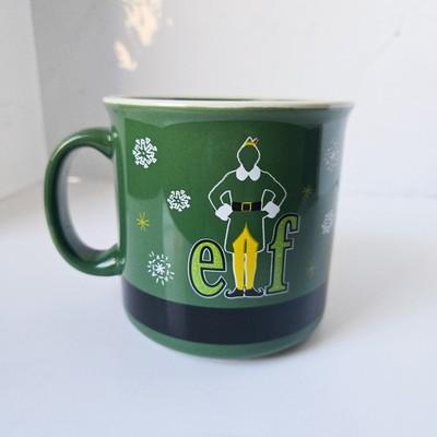 Elf Movie Buddy Ceramic Camper Mug Christmas Holiday Green