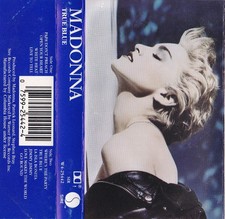Madonna True Blue Cassette 1986 Columbia House Club Version Clear Shell Vintage