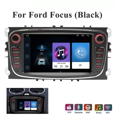 RUNRADIO Radio de coche Android 14 para Ford Focus II Mk2 Mondeo C-MAX S-MAX Galaxy GPS Navi FM