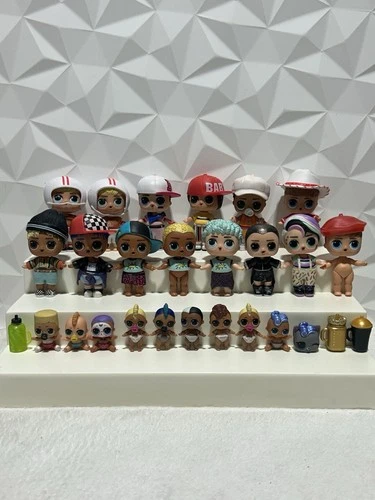 HUGE LOL Surprise Boys Boi Lot Bundle of 20+ Dolls Tots Lil Brothers Accessories