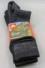 Ozark Trail Men's Socks Thermal Merino Wool Blend Crew New 3 Pair Shoe Size 6-12