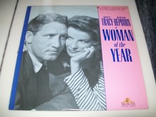 WOMAN OF THE YEAR Laserdisc VERY GOOD CONDITION SPENCER TRACY KATHARINE HEPBURN 
