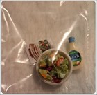 1:12 scale Miniatures dollhouse minis- Salad bowl, Ranch dressing, crouton bag. — photo 3