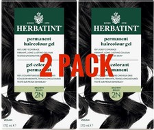 Herbatint 2N Brown Hair Colour Gel 170mL Natural, Ammonia-Free Dye - 2 PACK