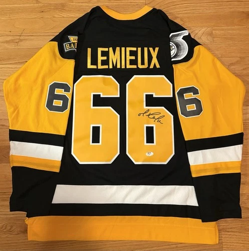 Mario Lemieux Signed Pittsburgh Penguins Jersey PSA/DNA Auto Authentic M&N NHL