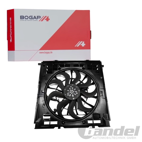 Bogap LÜFter MotorkÜHlung Mit Rahmen 600W Passend FüR BMW X5 X6 | B4243192-image