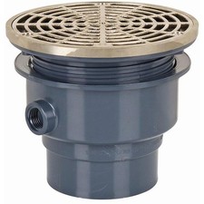 Sioux Chief 842-36PNR Floor Drain 3" PVC Adjustable Hub 1000 lb Capacity