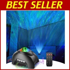Aurora Galaxy Projector with Bluetooth Speaker & White Noise