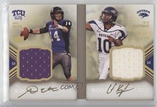 2011 Upper Deck Exquisite Collection /40 Andy Dalton Colin Kaepernick Auto uk2