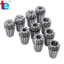 ER16 Precision Collet Set 10 Pack 3/32 to 3/8 Inch 0.0002 TIR CNC