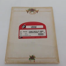 Antique Horns 50 sheets Easy to Print Computer Paper Letterhead Christmas New