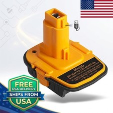 2 pack Battery Adapter with USB Compatible with Dewalt 20V Battery,20V to 18V