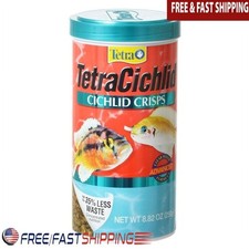 Cichlid Crisps Fish Food Protein Rich Clear Water Reduced Waste Nutrition New