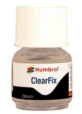 Humbrol CLEARFIX glue for clear parts 28ml Bottle Clear Fix cockpit glass AC5708
