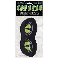 Sleep Mask Cat Eyes Fits Most Teen/Adult Perfect For Cat Naps Comfy Cotton Mask