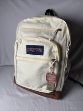 Jansport Cool Student Backpack Coconut Leather Bottom - New with Tags