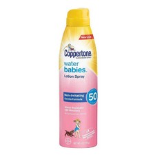 Coppertone, Water Babies Sunscreen Lotion Spray SPF 50, 6 Oz