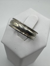 925 Sterling Silver Ring Plain Ring Band Sz 7.5