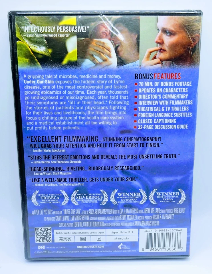 Under Our Skin A Health Care Nightmare (DVD,2008) Documentary NEW SEALED  - Image 2 of 2