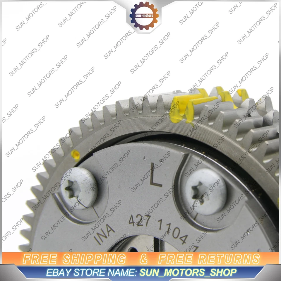 Ajustador de árbol de levas de admisión lado izquierdo OEM INA 2720504347 para W203 W164 W221 2.5 3.0 Foto 4 de 4