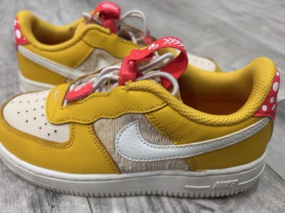 EUC Nike Air Force 1 Toggle SE (Mushroom) Trainers GS Kids Size 13c DQ0365-700