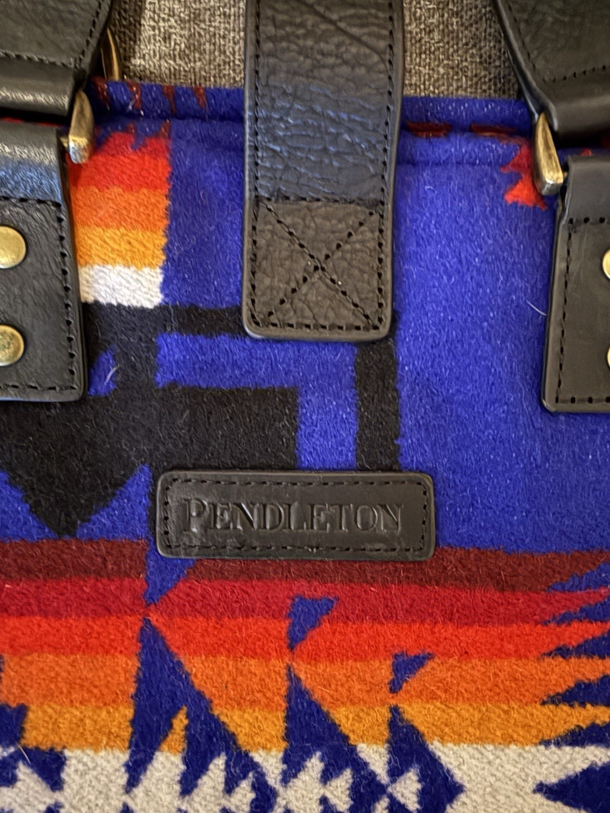 🌸 PENDLETON Colorful Wool Native Indian Blanket … - image 3