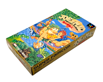 COMPLETE in BOX RARE JOE & MAC Nintendo Super Famicom Japanese