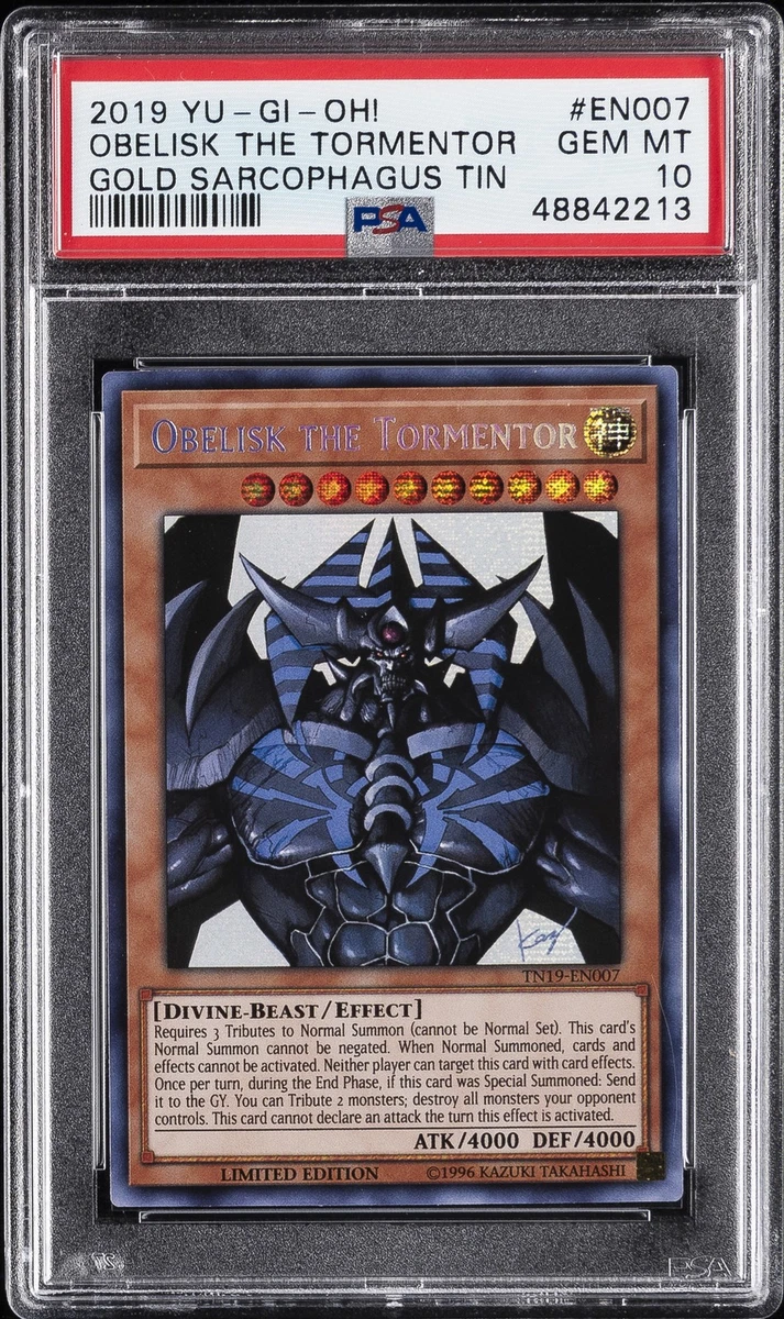 Obelisk The Tormentor Yu-Gi-Oh! TCG Professional Sports