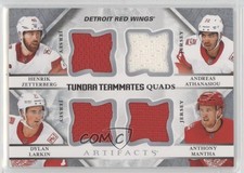 2018-19 Artifacts 30/99 Henrik Zetterberg Andreas Athanasiou Dylan Larkin 2d8