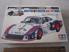 Vintage Tamiya 1/24 Martini Porsche 935 78 Turbo Sports Car Series  24010 NOS