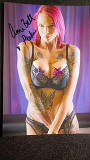 ANNA BELL PEAKS Hand Signed Autograph 4X6 Photo / SEXY MODEL & ADULT FILM STAR