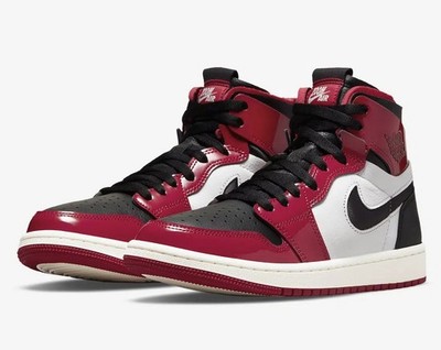 Nike Air Jordan 1 High Zoom CMFT Patent Chicago Bulls Sneaker Schuhe CT0979-610