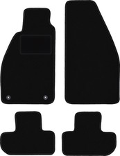 Fußmatten Automatten Velours Schwarz für Alfa Romeo GTV 1995-2005 4-tlg